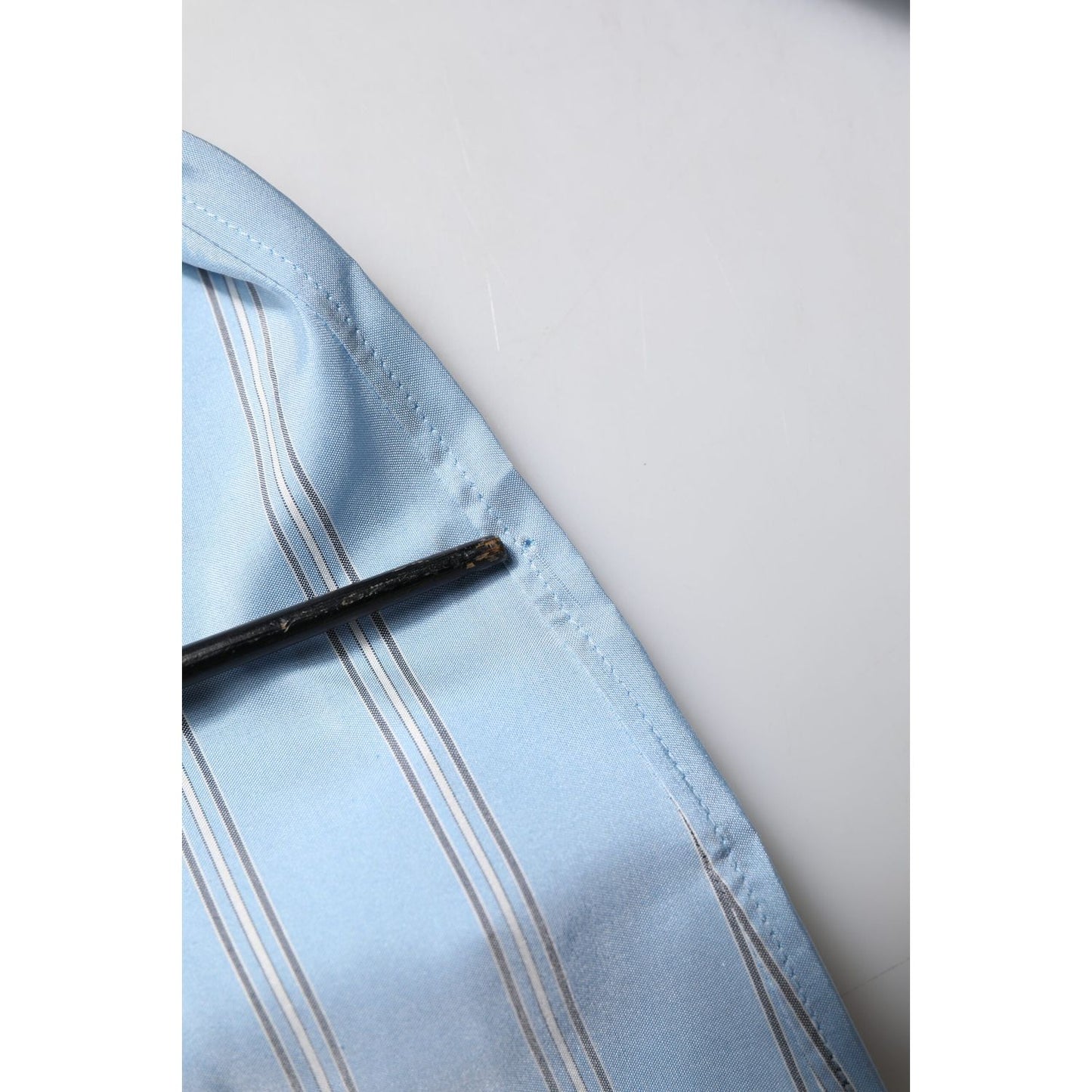 Dolce & Gabbana Blue Striped MARTINI Long Sleeves Dress Shirt TSH906768-38