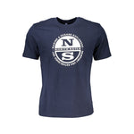 North Sails Blue Cotton T-Shirt NO-27331-S