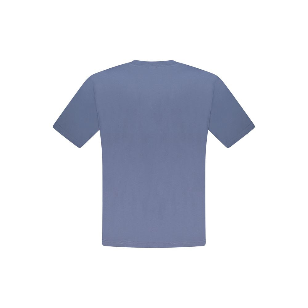 North Sails Blue Cotton Men T-Shirt NO-33762-S