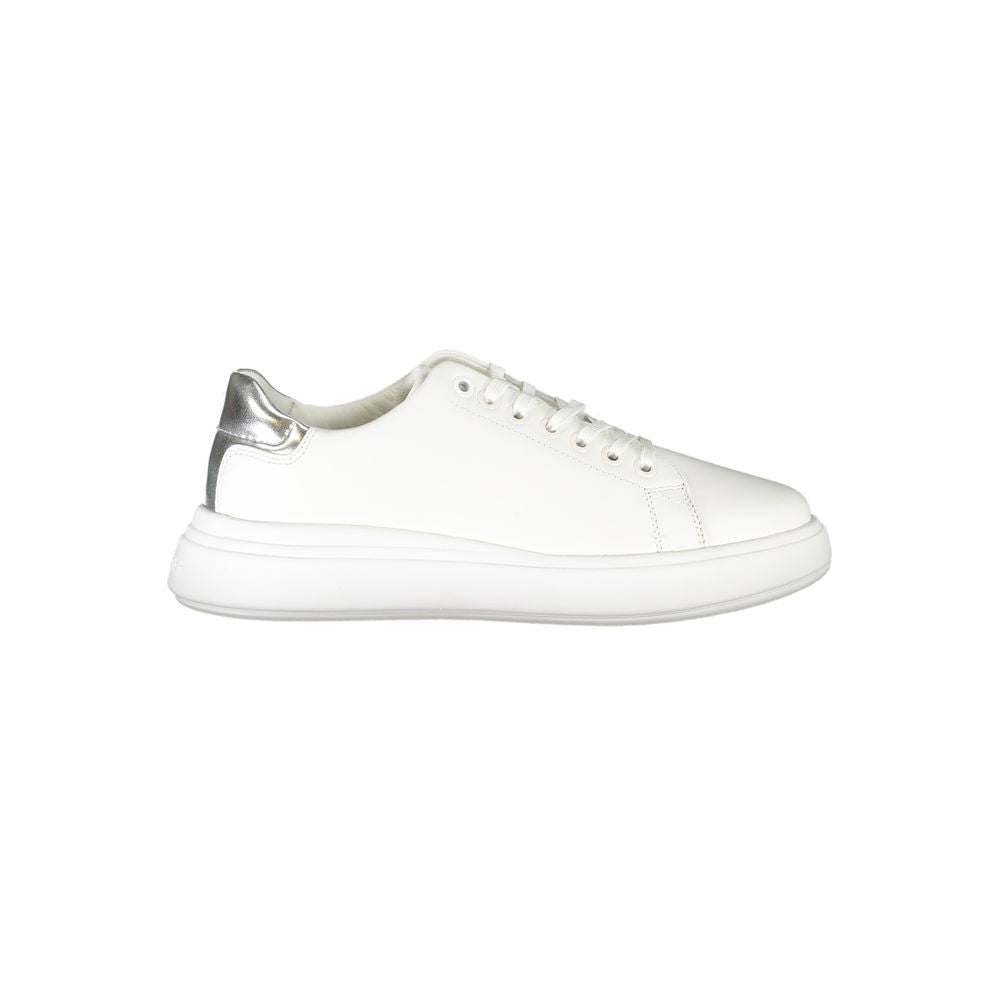 Calvin Klein Chic White Sneakers with Contrast Details CA-25091-EU36/US6