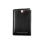 Tommy Hilfiger Black Leather Men Cardholder TO-25990