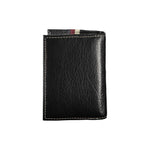 Tommy Hilfiger Black Leather Men Cardholder TO-25990