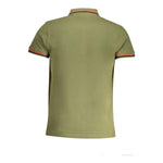 Cavalli Class Green Cotton Polo Shirt CA-30273-M