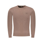 Cavalli Class Brown Viscose Men Sweater CA-33478-M