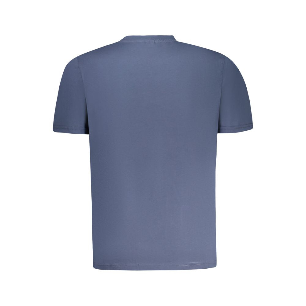 North Sails Blue Cotton Men T-Shirt NO-35055-M