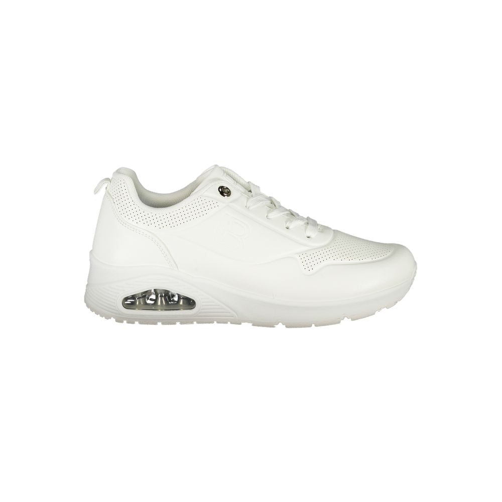 Laura Biagiotti White Polyester Women Sneaker LA-36482-EU39/US9
