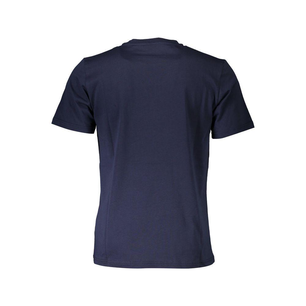 North Sails Blue Cotton Men T-Shirt NO-37335-M