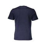 North Sails Blue Cotton Men T-Shirt NO-37335-M