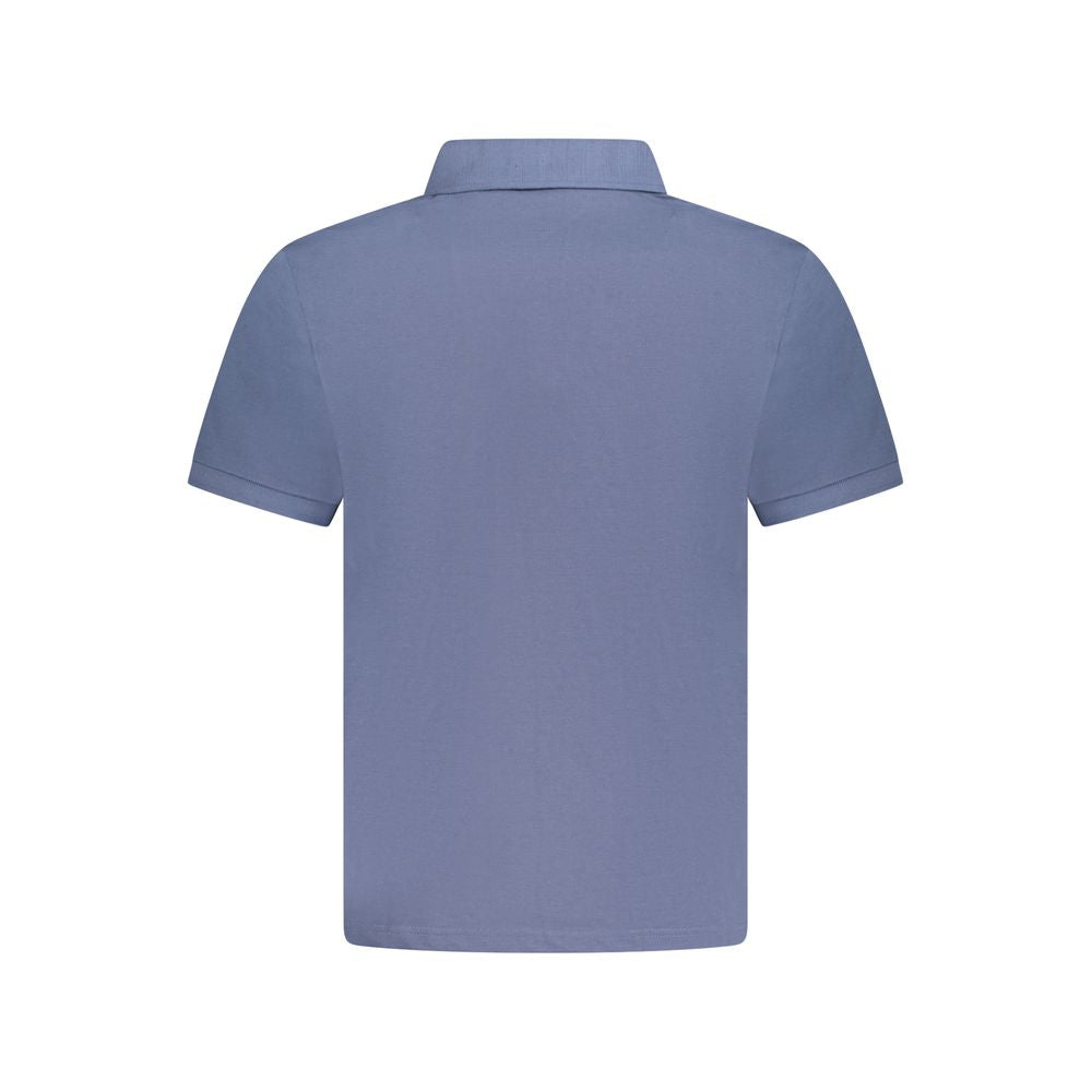 North Sails Blue Cotton Men Polo Shirt NO-33974-S