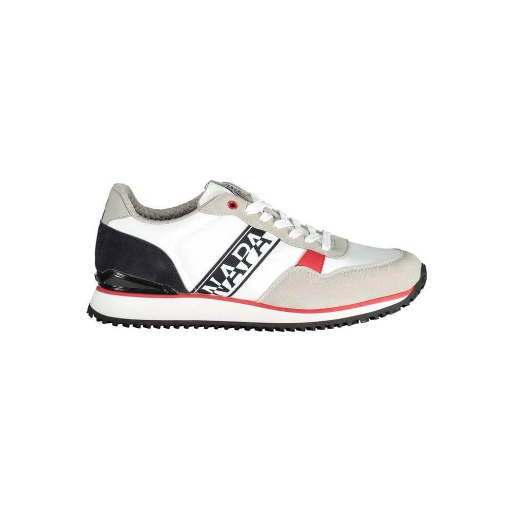 Napapijri White Polyester Men Sneaker NA-37285-EU44/US11