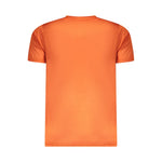Norway 1963 Orange Polyester Men T-Shirt NO-35435-S