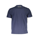 Plein Sport Blue Cotton Men T-Shirt PL-37360-S