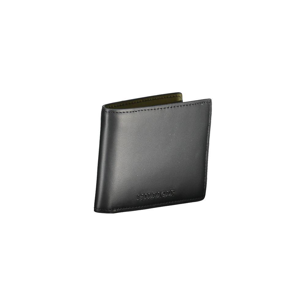 Tommy Hilfiger Black Leather Wallet TO-32170