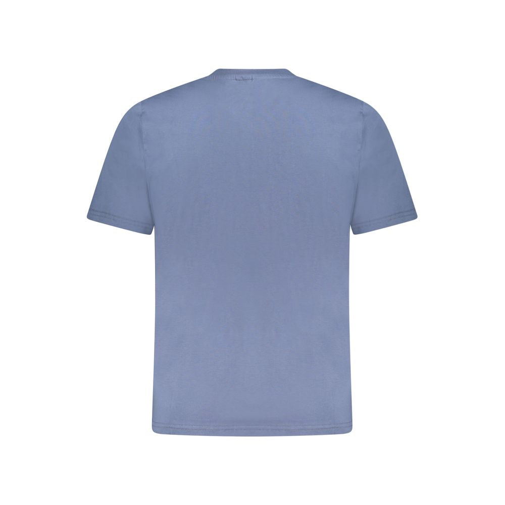 North Sails Blue Cotton Men T-Shirt NO-34003-S