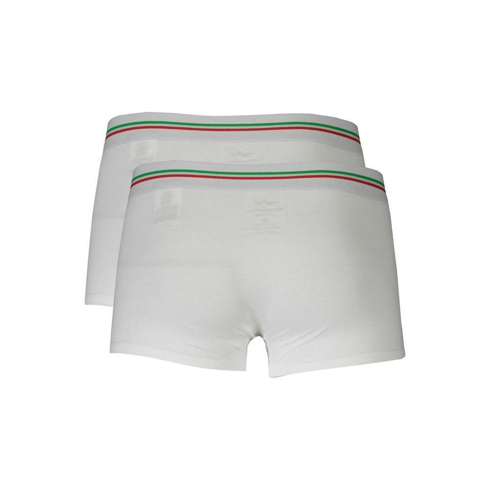 Aeronautica Militare White Cotton Men Boxer AE-36923-M