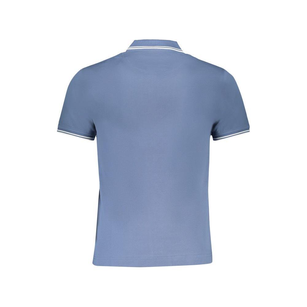 Harmont & Blaine Blue Cotton Polo Shirt HA-29113-S