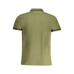 Cavalli Class Green Cotton Polo Shirt CA-30279-XL
