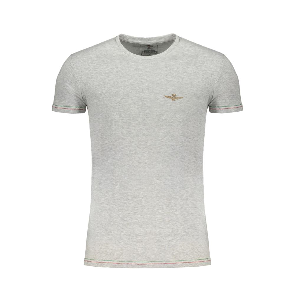 Aeronautica Militare Brown Cotton Men T-Shirt AE-31104-XXL