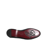 Dolce & Gabbana Blue Woven Leather Slip On Loafers Shoes MV7309-41