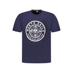 North Sails Blue Cotton Men T-Shirt NO-34358-S