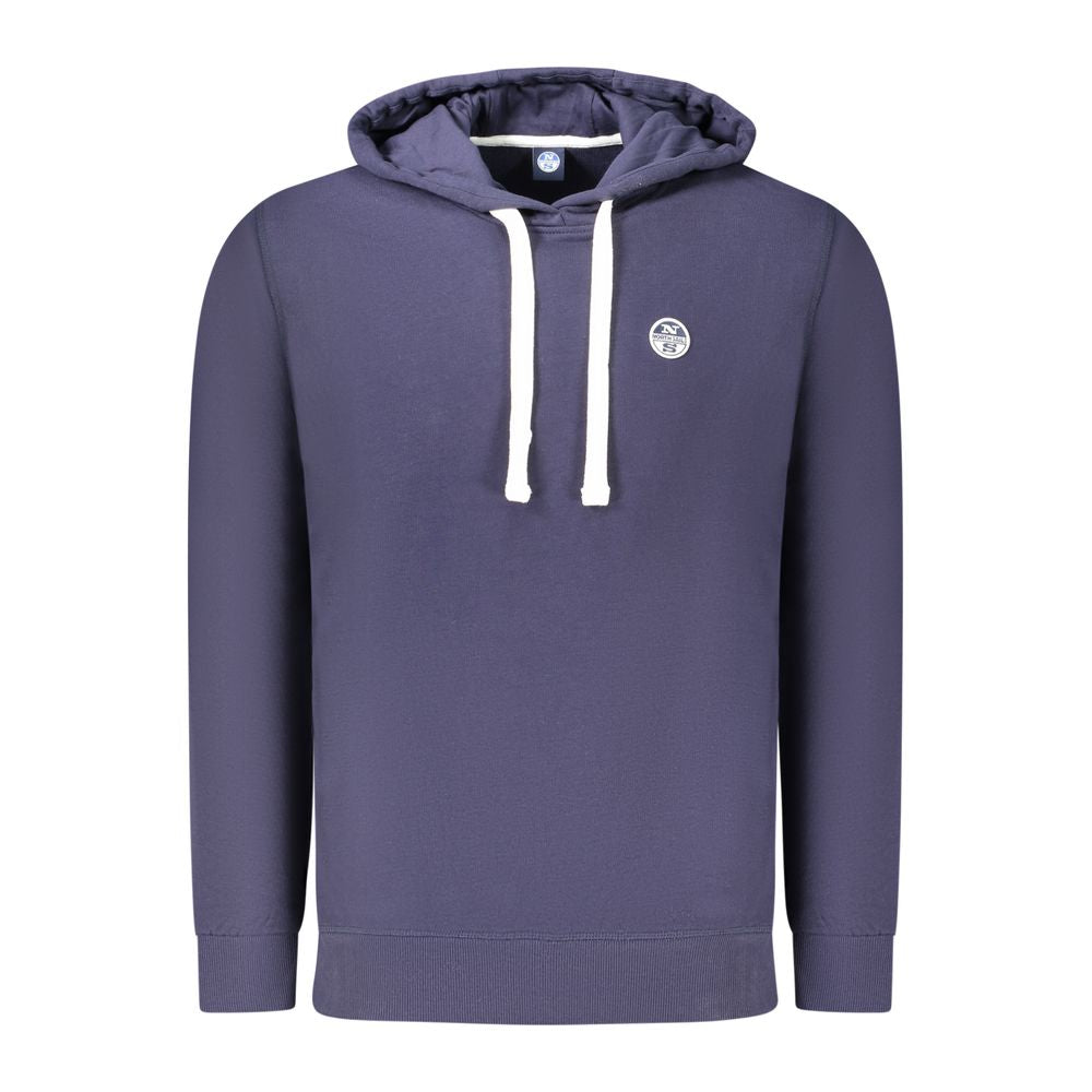 North Sails Blue Cotton Men Sweater NO-34364-S