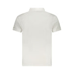 Trussardi White Cotton Men Polo Shirt TR-36629-XXL