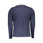 North Sails Blue Cotton Men T-Shirt NO-36799-XXL