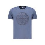 North Sails Blue Cotton Men T-Shirt NO-34354-S