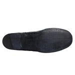 Dolce & Gabbana Dark Blue Leather Derby Wingtip Formal Shoes MV6459-44