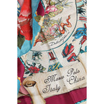 Dolce & Gabbana Multicolor Floral Print Square Foulard Scarf MS7373