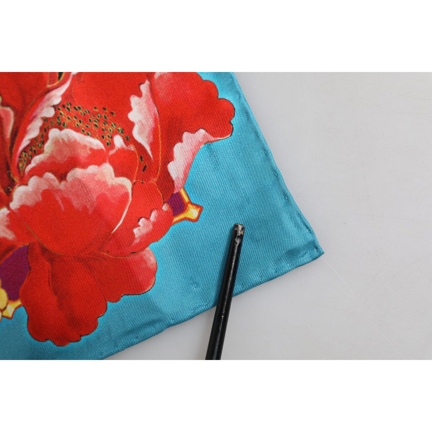 Dolce & Gabbana Multicolor Floral Print Square Foulard Scarf MS7373
