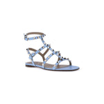 Valentino Garavani Rockstud Sandals 1728,72470364320,EU36.5/US6.5,EU36/US6,EU37.5/US7.5,EU37/US7,EU38.5/US8.5,EU38/US8,EU41/US11,Light Blue,New with tags,Sandals - Women - Shoes,Shoes,Valentino Garavani,Women,Women - Shoes Valentino Garavani VA-7W2S0A05VO