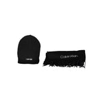 Calvin Klein Black Polyester Scarf CA-18408