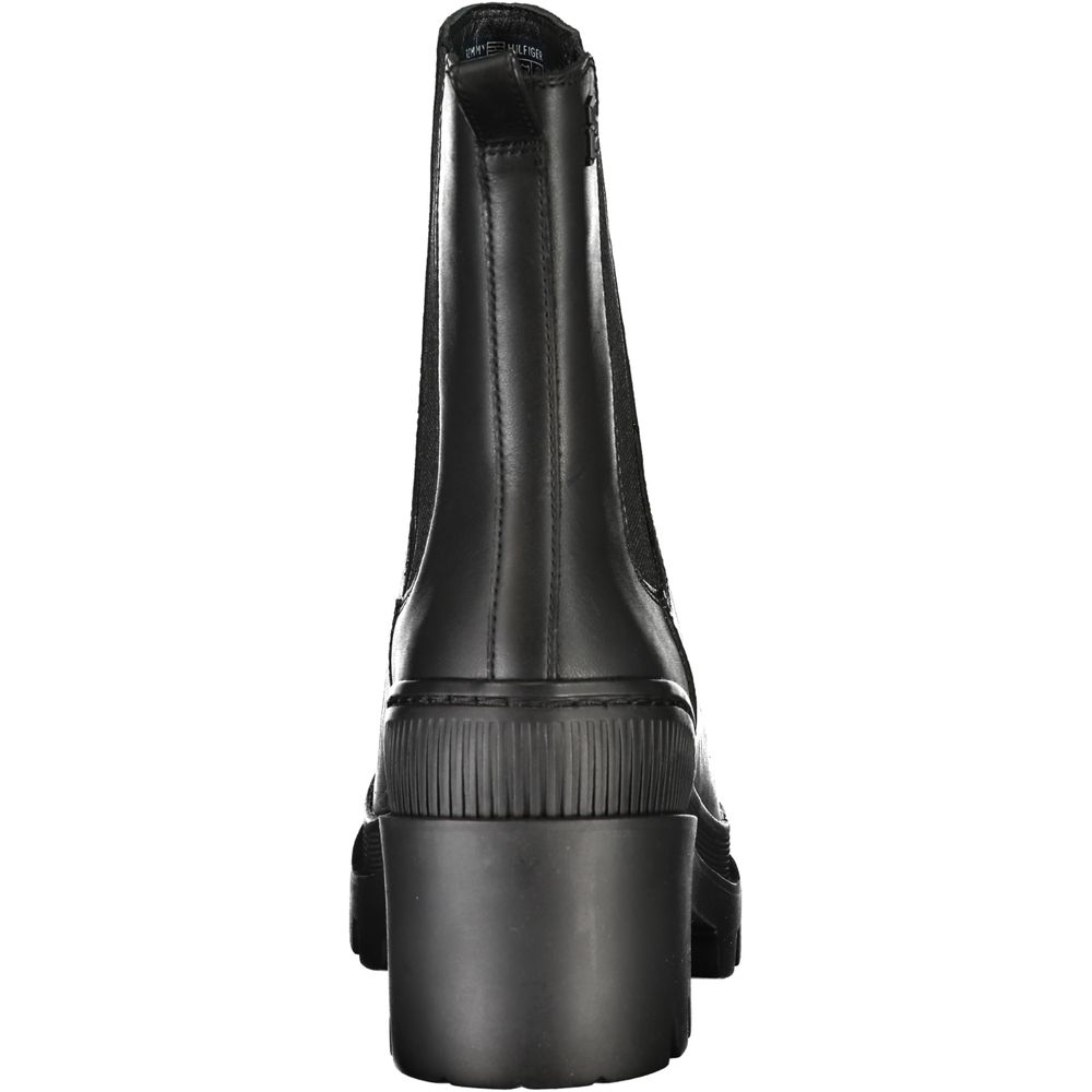 Tommy Hilfiger Black Polyester Ankle