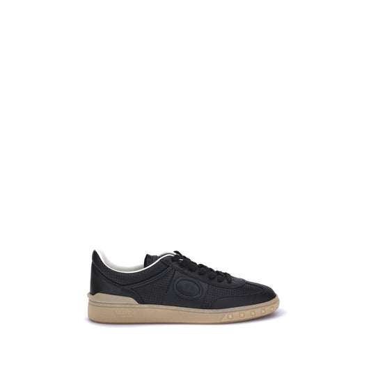 Valentino Garavani Black Rubber Low Top Sneakers