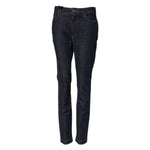Dolce & Gabbana Blue Queen Patch AUDREY Mid Waist Denim Jeans PAN75110-42