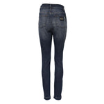 Dolce & Gabbana Blue Washed Cotton High Waisted Denim Jeans PAN76282-40