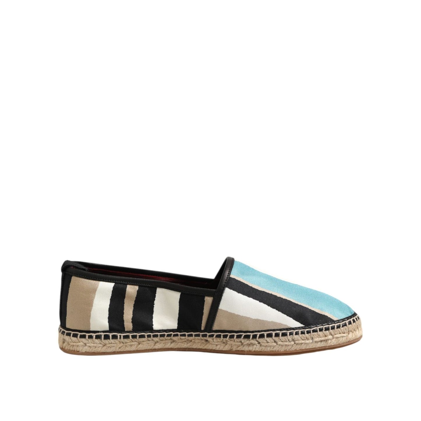 Dolce & Gabbana Multicolor Stripes Canvas Flat Espadrille Shoes MV7493-41