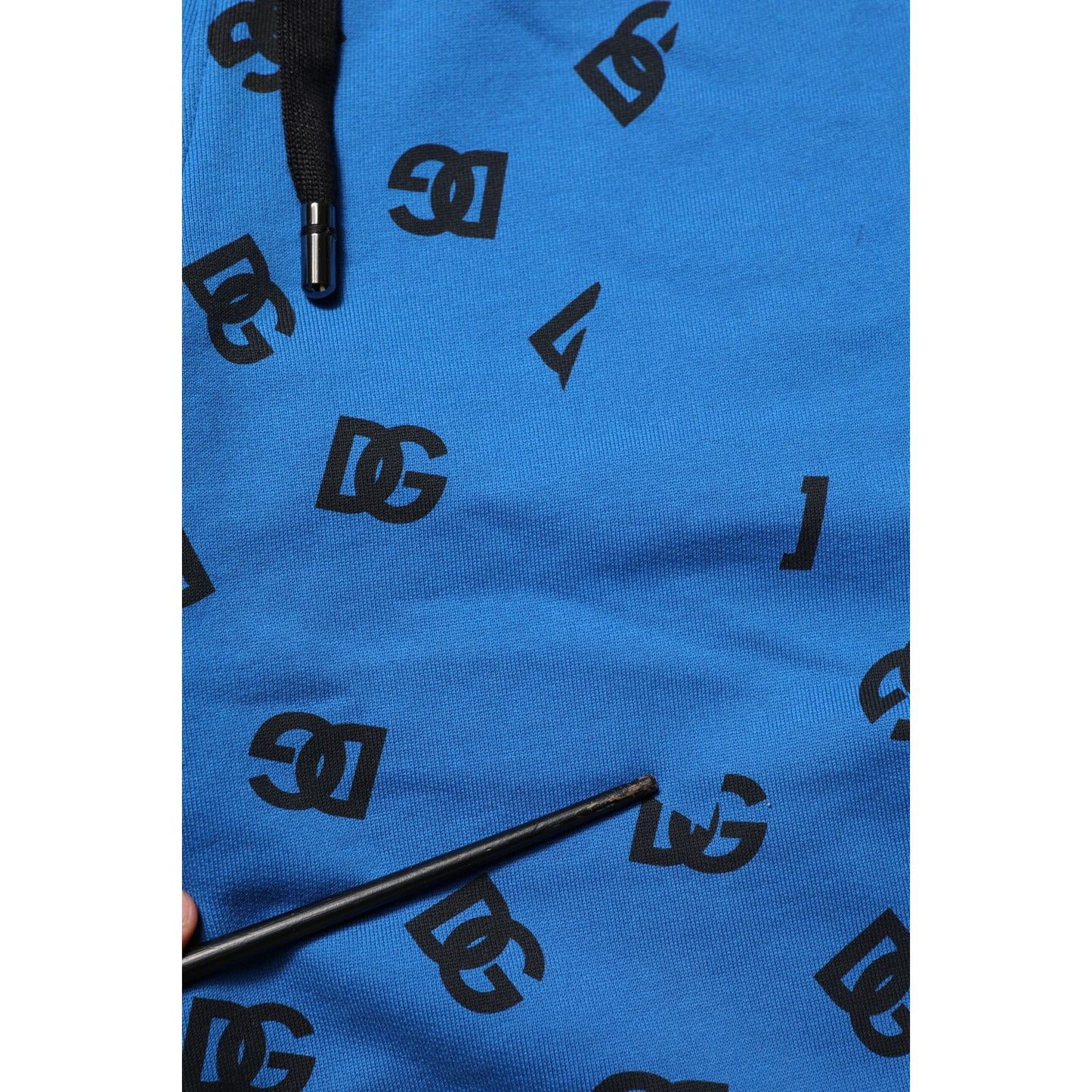 Dolce & Gabbana Blue Logo Print Jogger Men Sweatpants Pants PAN76237-48