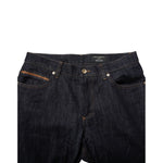 Dolce & Gabbana Dark Blue Cotton Logo Plaque Men Denim Jeans PAN76354-48