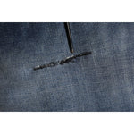 Dolce & Gabbana Blue Washed Skinny Logo Plaque Men Denim Jeans PAN76366-48