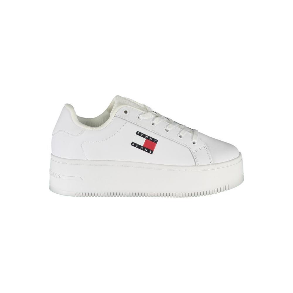 Tommy Hilfiger White Polyester Sneaker TO-29013-EU39/US9