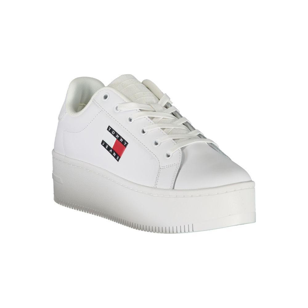 Tommy Hilfiger White Polyester Sneaker TO-29013-EU39/US9