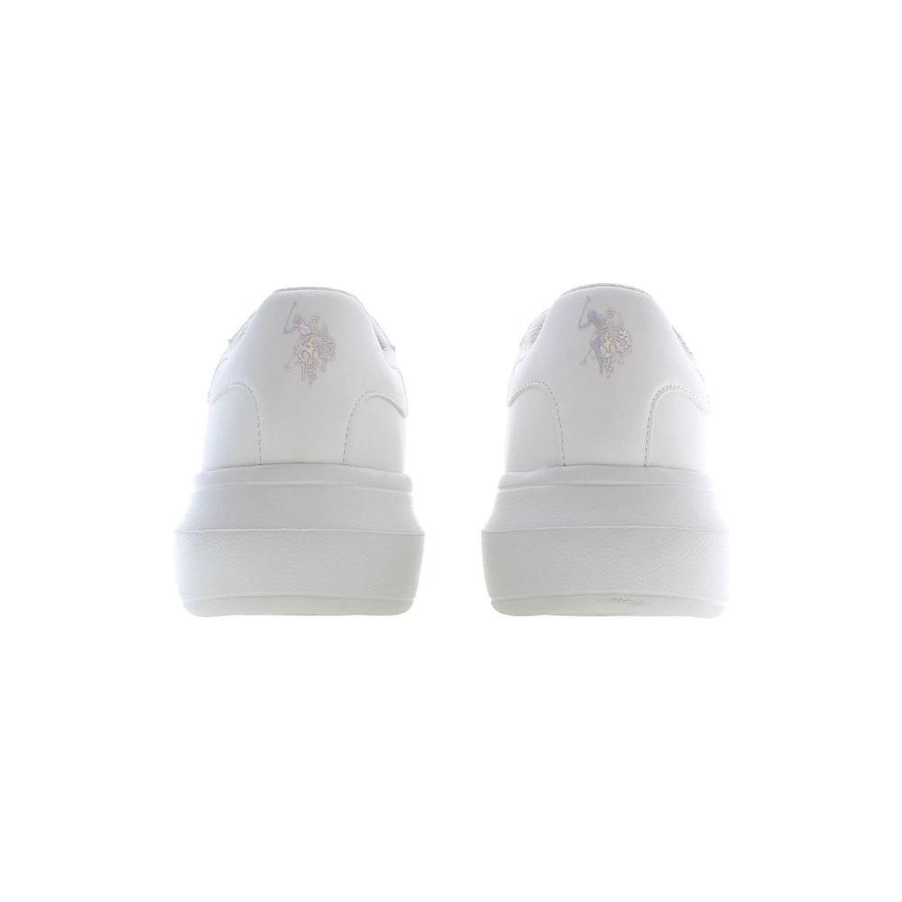 U.S. POLO ASSN. White Polyester Sneaker US-19380-EU38/US8