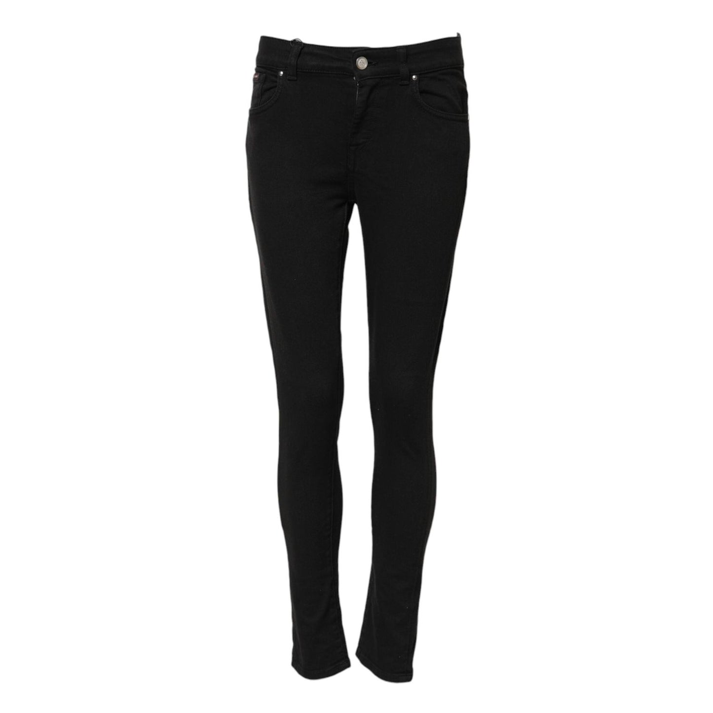 Dolce & Gabbana Black Cotton Stretch Slim Fit Denim Jeans PAN75098-36