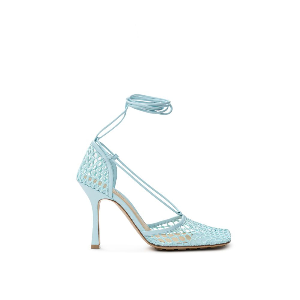 Bottega Veneta Blue Fabric And Leather Sandal BO-935520051436-EU39.5/US9.5