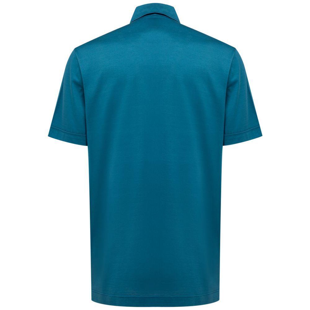 Canali Blue Cotton Shirt