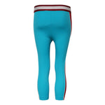 Dolce & Gabbana Blue Nylon Slim Fit Cropped Leggings Pants PAN75536-40