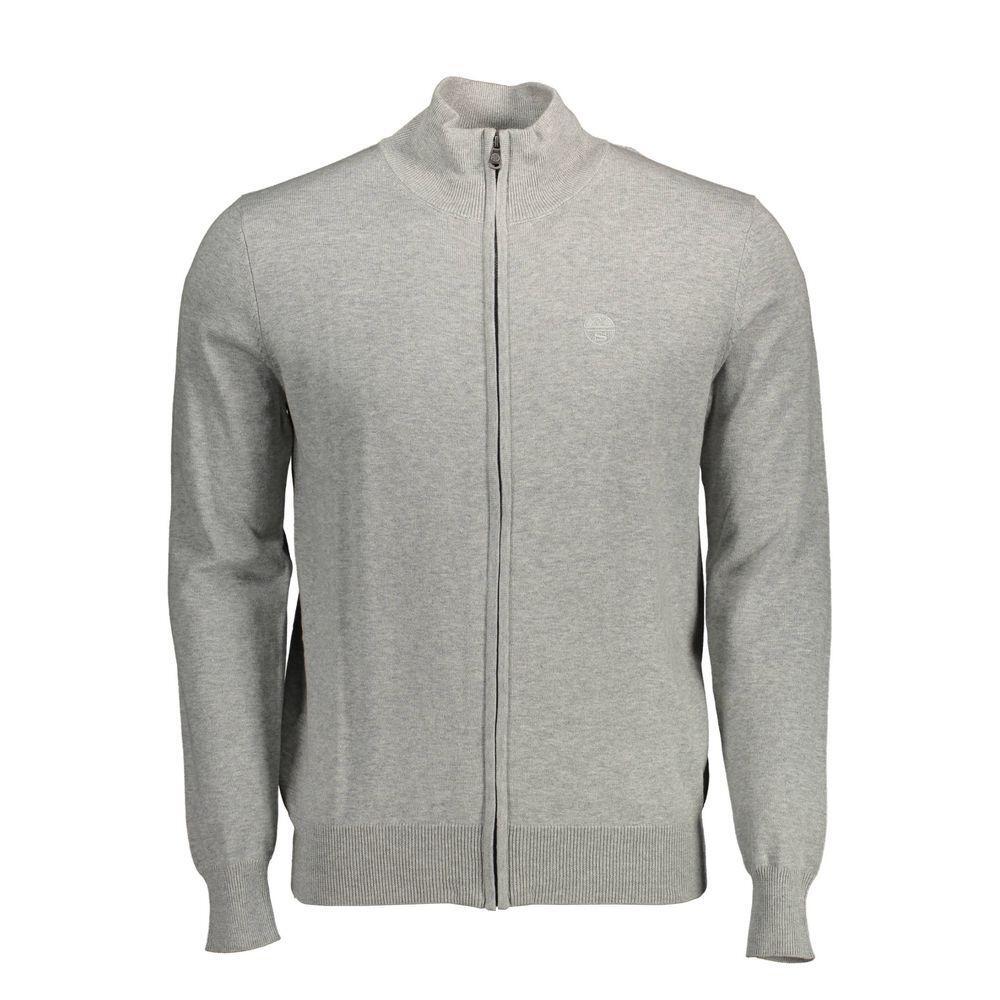 North Sails Gray Cotton Sweater NO-12520-XXL