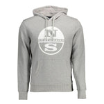 North Sails Gray Cotton Sweater NO-12524-XXL